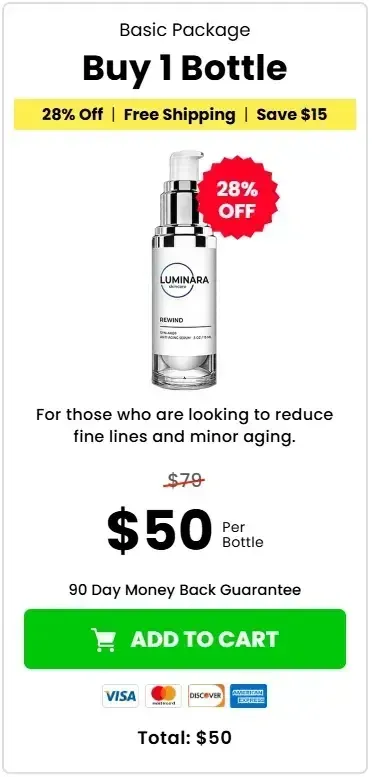 Luminara Rewind One Bottle Package